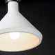 Lumi 13" White Plaster Pendant