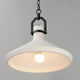 Lumi 16" White Plaster Pendant