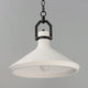 Lumi 16" White Plaster Pendant