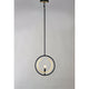 Clip 1-Light Mini Pendant/Semi Flush Mount