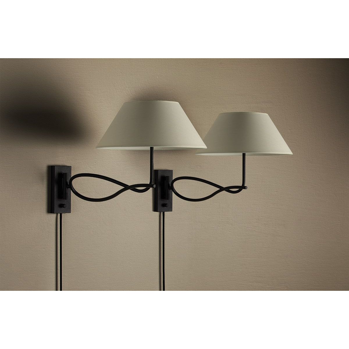 Troy - Fillea 2-Light Plug-In Sconce - Lights Canada