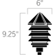 Kichler - Six Groove Landscape Lighting - Lights Canada