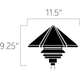 Kichler - Six Groove Landscape Lighting - Lights Canada