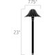 Kichler - Single-Tier Leaf Landscape Lighting - Lights Canada