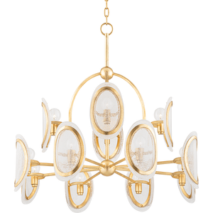 Hudson Valley Lighting - Danes 12 Light Chandelier - Lights Canada