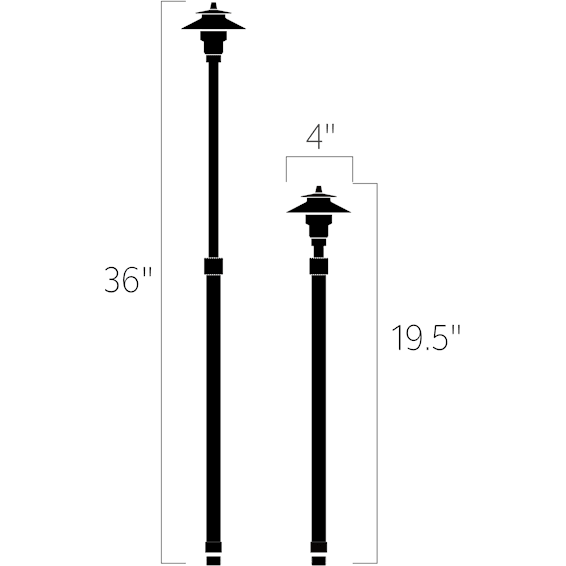 Kichler - Small Adjustable Height Landscape Lighting - Lights Canada