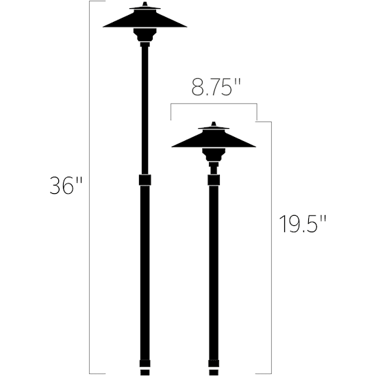 Kichler - Adjustable Height Landscape Lighting - Lights Canada