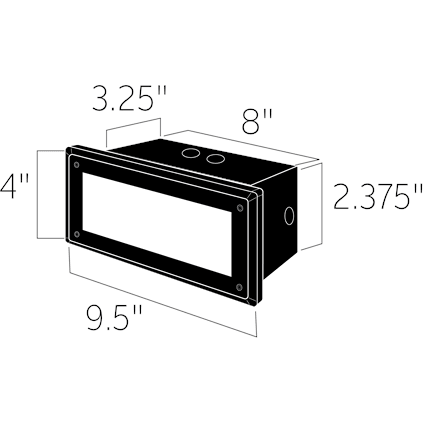 Kichler - Kichler Deck LED 2W Brick Light Lndscp - Lights Canada