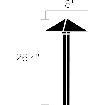 Kichler - Pyramid 3000K LED Landscape Lighting - Lights Canada