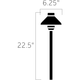 Kichler - Stepped Dome 2700K LED Landscape Lighting - Lights Canada