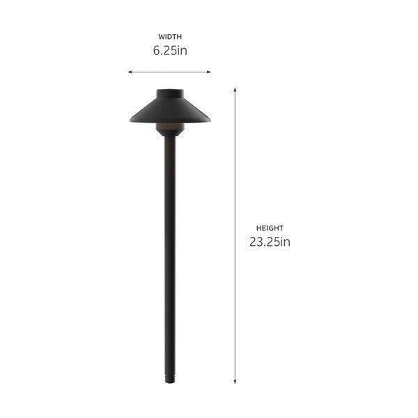 Kichler - Kichler Stepped Dome LED Path - Lights Canada