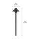 Kichler - Kichler Stepped Dome LED Path - Lights Canada