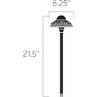 Kichler - Pierced Dome 3000K LED Landscape Lighting - Lights Canada