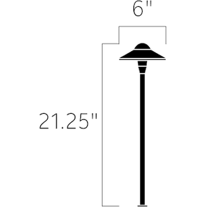 Kichler - Kichler Small Dome LED Path Light - Lights Canada