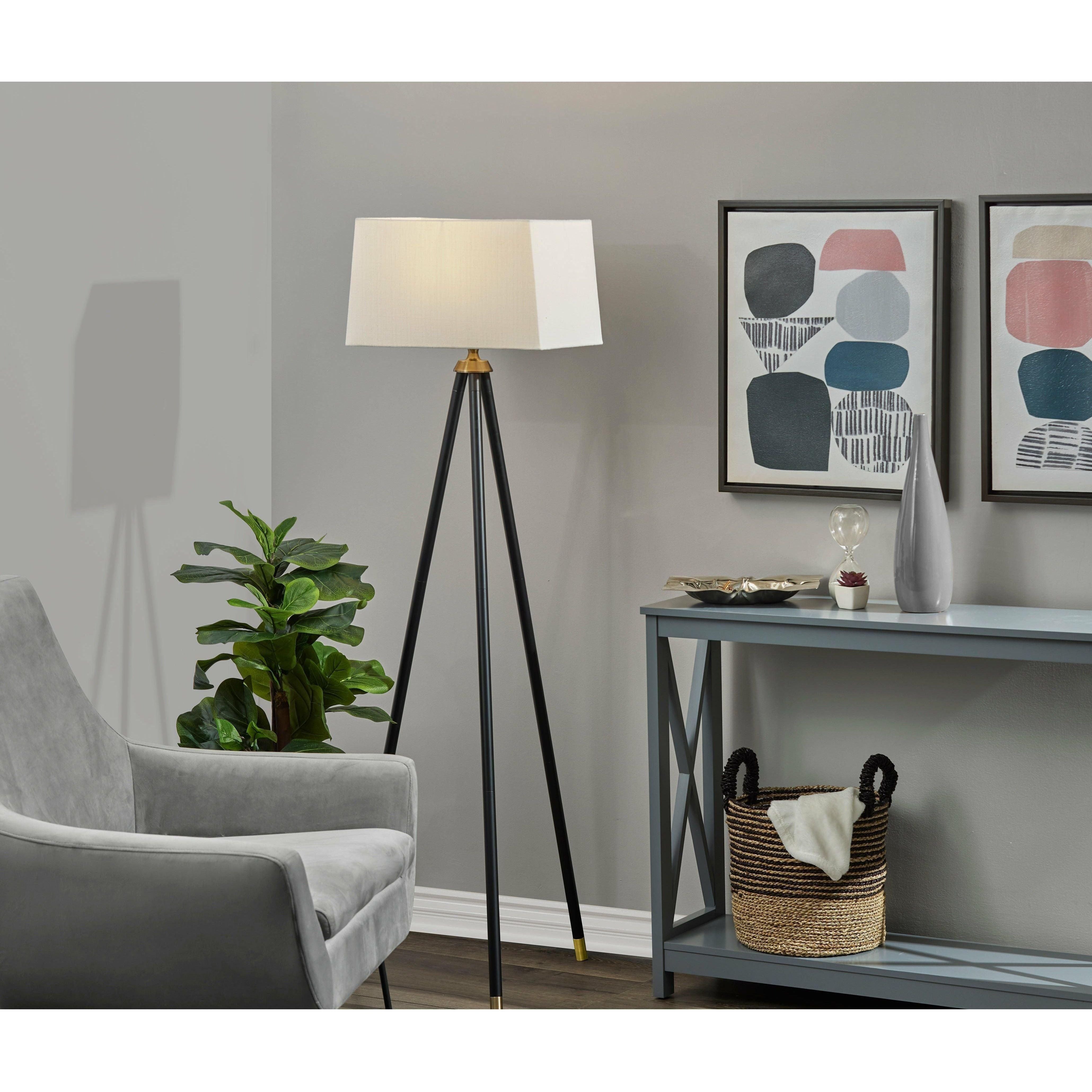 Adesso - Beaumont Floor Lamp - Lights Canada