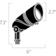 Kichler - VLO 2700K LED 35-Degree Landscape Lighting - Lights Canada