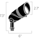 Kichler - VLO 2700K LED 35-Degree Landscape Lighting - Lights Canada