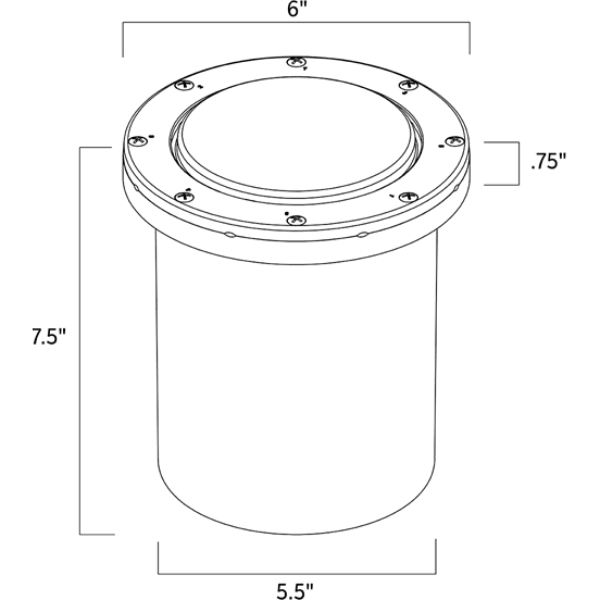 Kichler - VLO LED 15-Degree Well Light - Lights Canada