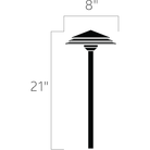 Kichler - Kichler Round Tiered LED Path - Lights Canada