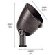 Kichler - 2.5W 2700K LED 35-Degree Landscape Lighting - Lights Canada