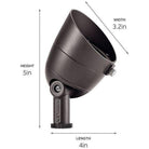 Kichler - 2.5W 3000K LED 60-Degree Landscape Lighting - Lights Canada
