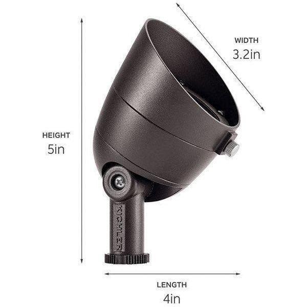 Kichler - 3.5W 3000K LED 60-Degree Landscape Lighting - Lights Canada