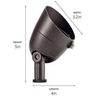 Kichler - 7W 2700K LED 10-Degree Landscape Lighting - Lights Canada