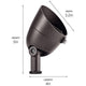 Kichler - 7W 2700K LED 10-Degree Landscape Lighting - Lights Canada