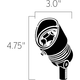 Kichler - 12.5W 3000K LED 10-Degree Landscape Lighting - Lights Canada