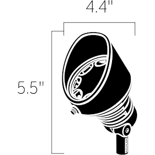 Kichler - 19.5W 3000K LED 10-Degree Landscape Lighting - Lights Canada