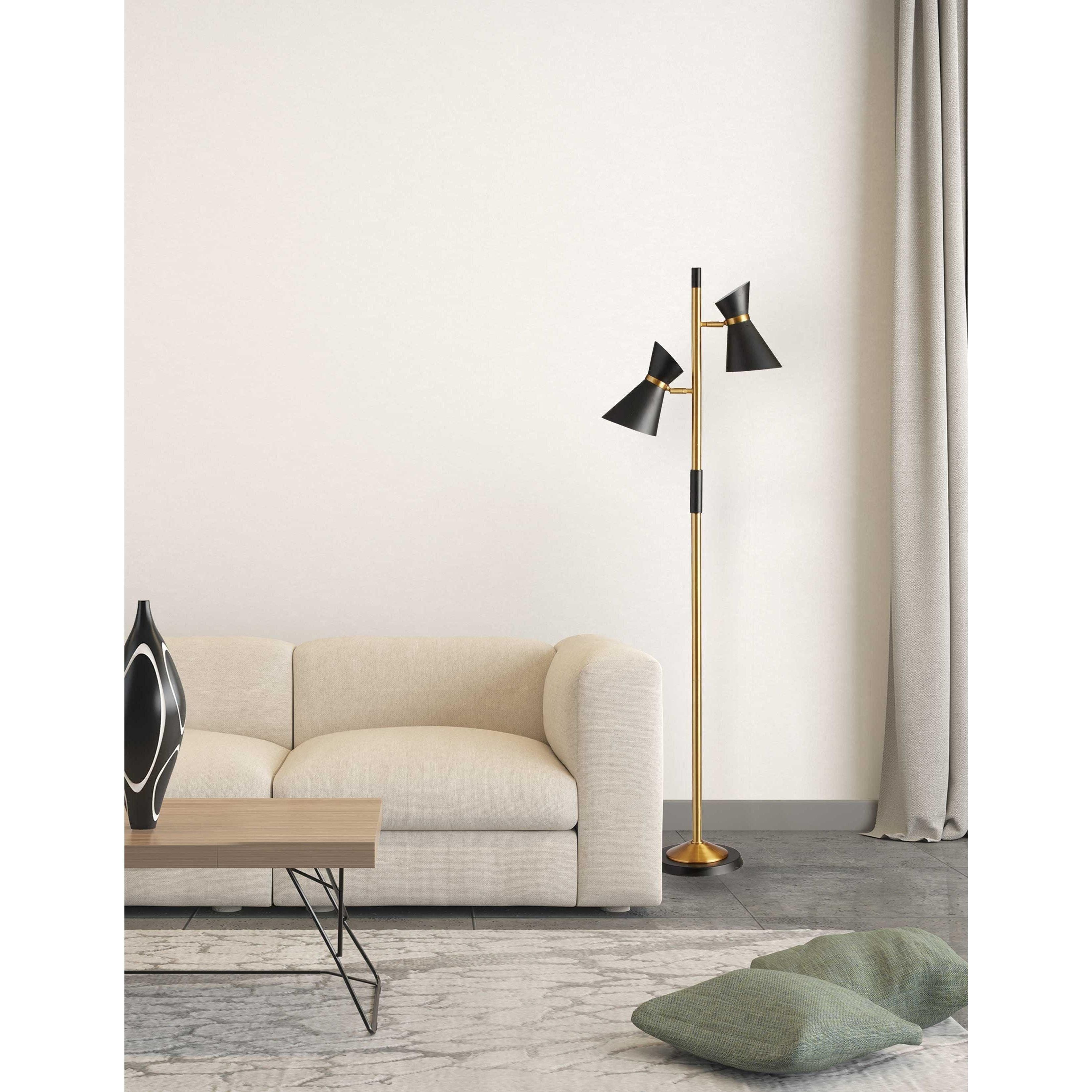 Dainolite - Mid Century Modern Floor Lamp - Lights Canada