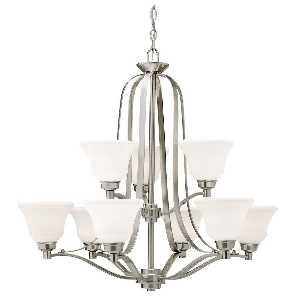 Kichler - Kichler Langford Chandelier 9Lt LED - Lights Canada