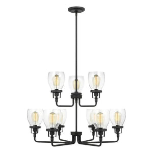 Generation Lighting - Belton Nine Light Up Chandelier - Lights Canada