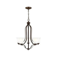 Emmons Five Light Chandelier (with Bulbs)
