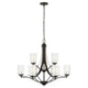 Generation Lighting - Elmwood Park Nine Light Chandelier (with Bulbs) - Lights Canada