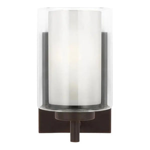 Generation Lighting - Elmwood Park One Light Wall / Bath Sconce (with Bulbs) - Lights Canada