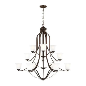 Generation Lighting - Emmons Twelve Light Chandelier - Lights Canada