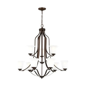 Generation Lighting - Emmons Nine Light Chandelier - Lights Canada