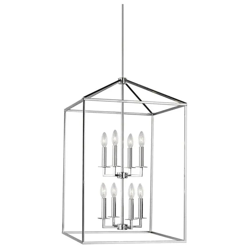 Generation Lighting - Perryton Large Eight Light Pendant (with Bulbs) - Lights Canada