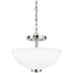 Generation Lighting - Oslo Two Light Semi-Flush Convertible Pendant - Lights Canada