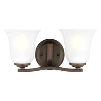 Emmons Two Light Wall / Bath (with Bulbs)