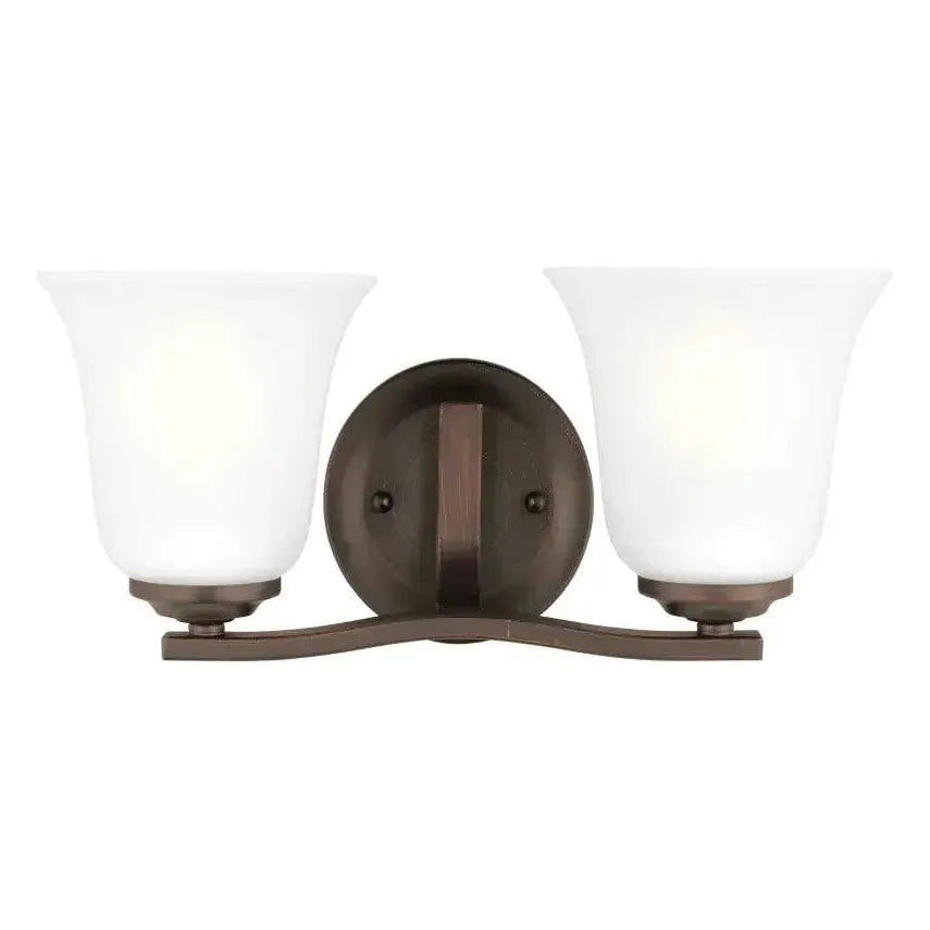 Generation Lighting - Emmons Two Light Wall / Bath (with Bulbs) - Lights Canada