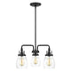 Generation Lighting - Belton Three Light Chandelier (with Bulbs) - Lights Canada