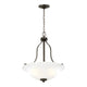 Generation Lighting - Emmons Three Light Pendant (with Bulbs) - Lights Canada