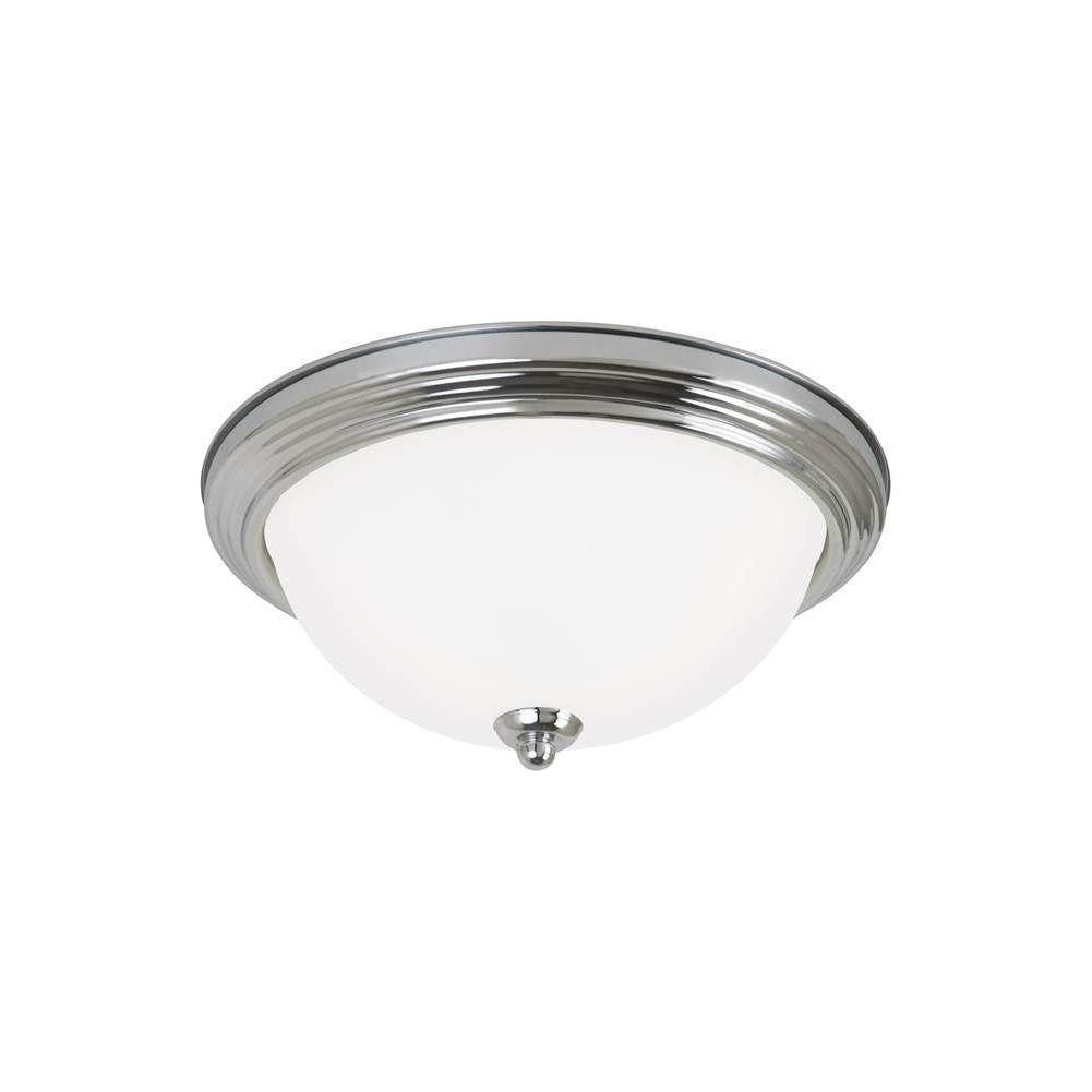 Generation Lighting - Geary One Light Flush Mount (with Bulbs) - Lights Canada