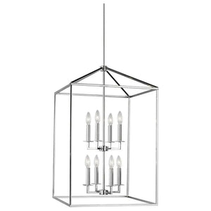 Generation Lighting - Perryton Large Eight Light Pendant - Lights Canada