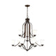 Generation Lighting - Emmons Nine Light Chandelier (with Bulbs) - Lights Canada