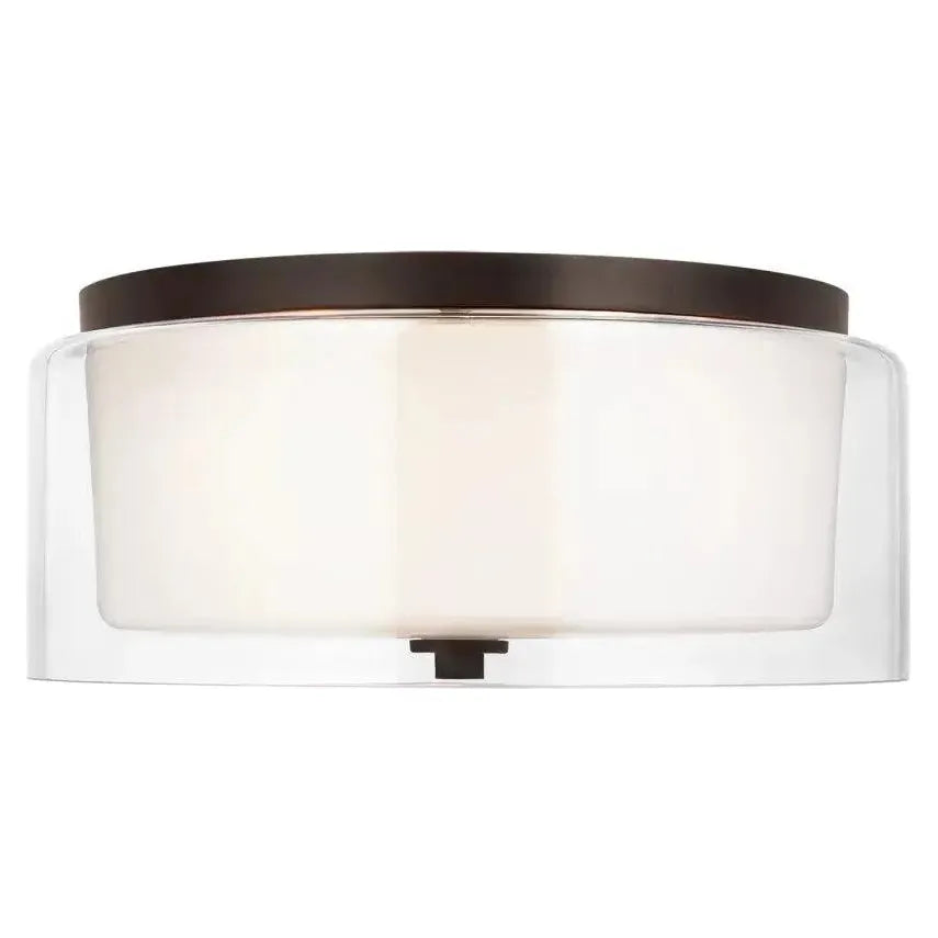 Generation Lighting - Elmwood Park Two Light Flush Mount (with Bulbs) - Lights Canada