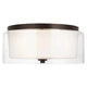 Generation Lighting - Elmwood Park Two Light Flush Mount (with Bulbs) - Lights Canada