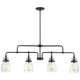 Generation Lighting - Belton Four Light Island Pendant (with Bulbs) - Lights Canada